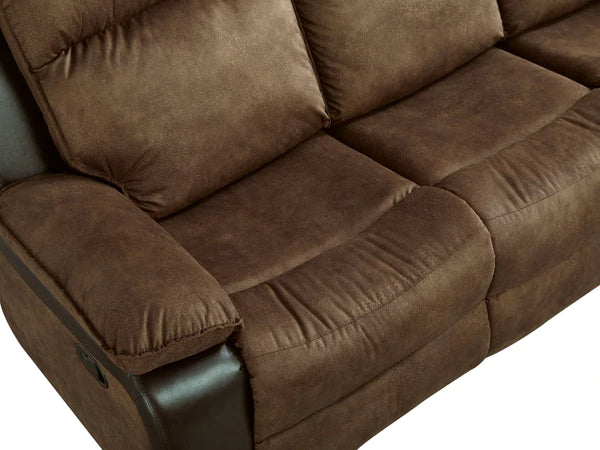 Woodsway Brown Reclining Sofa | 6450588