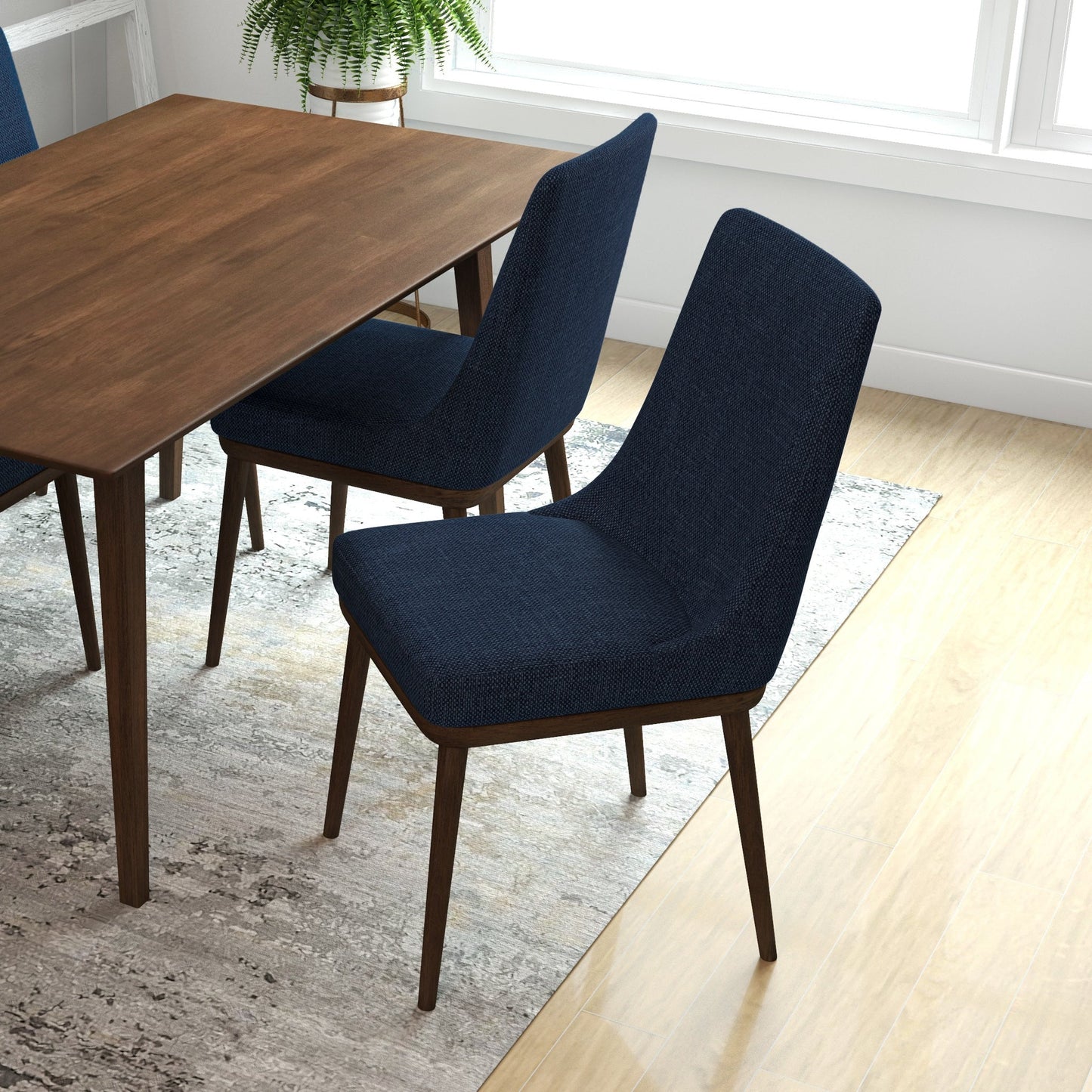 Brighton Dining Chair (Navy Blue)