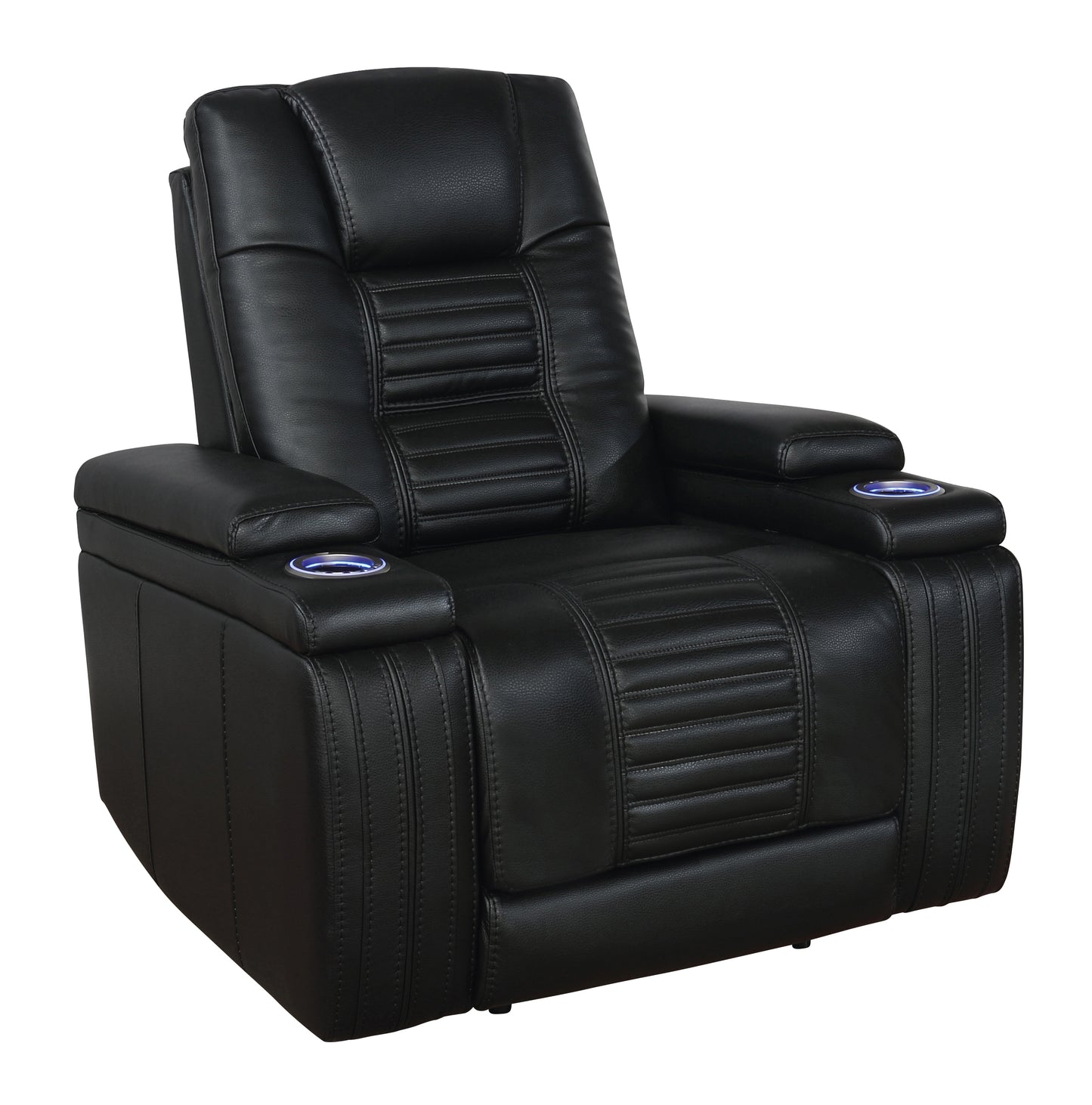 Zane Upholstered Living Room Set Black - 651301PP