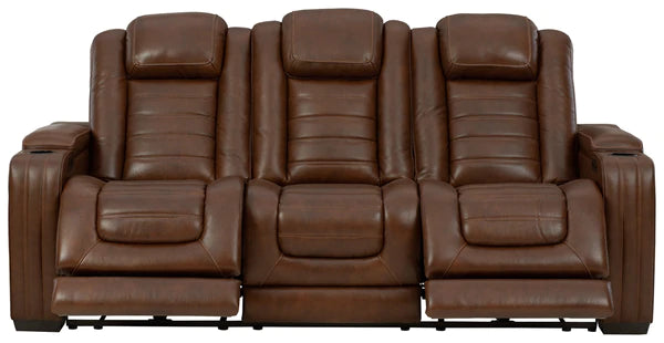 Backtrack Chocolate Power Reclining Sofa | U2800415