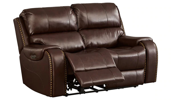 Latimer Brown Power Reclining Loveseat | 6700518