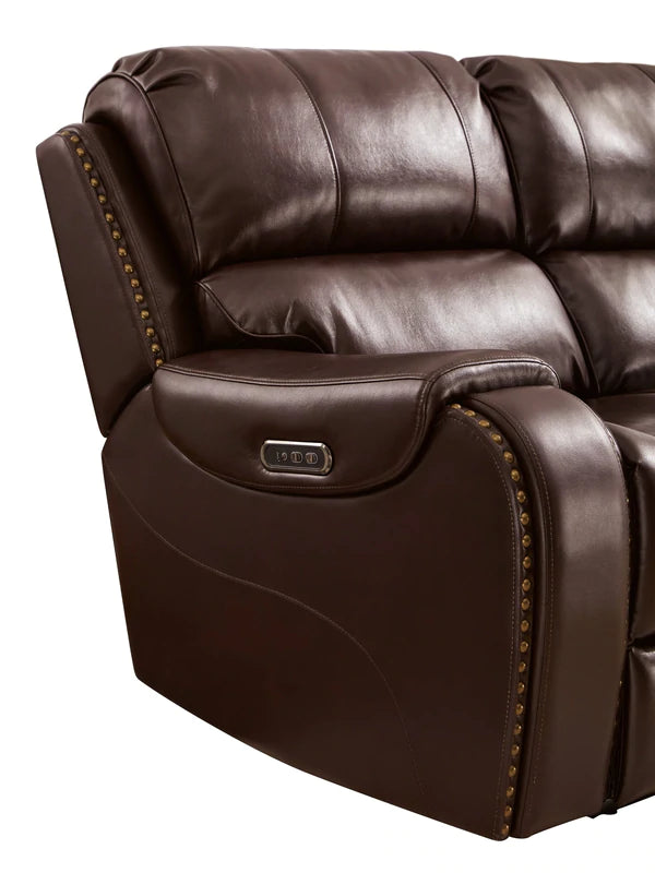 Latimer Brown Power Reclining Loveseat | 6700518
