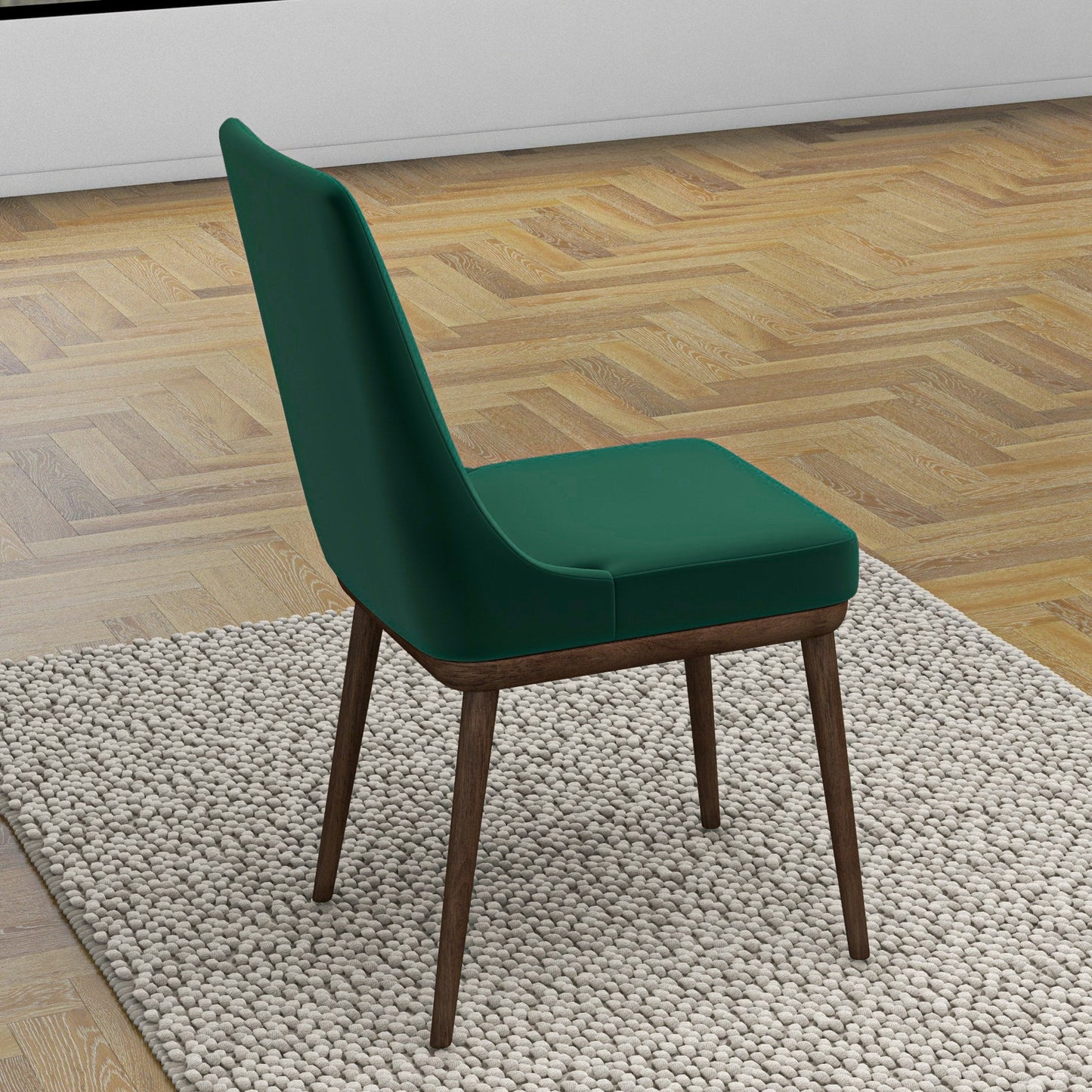 Brighton Dining Chair (Emerald Green Velvet)