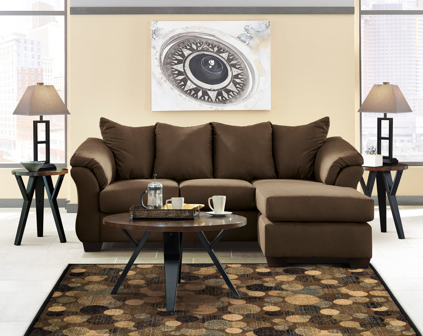 Darcy Sofa Chaise and Loveseat - PKG000601