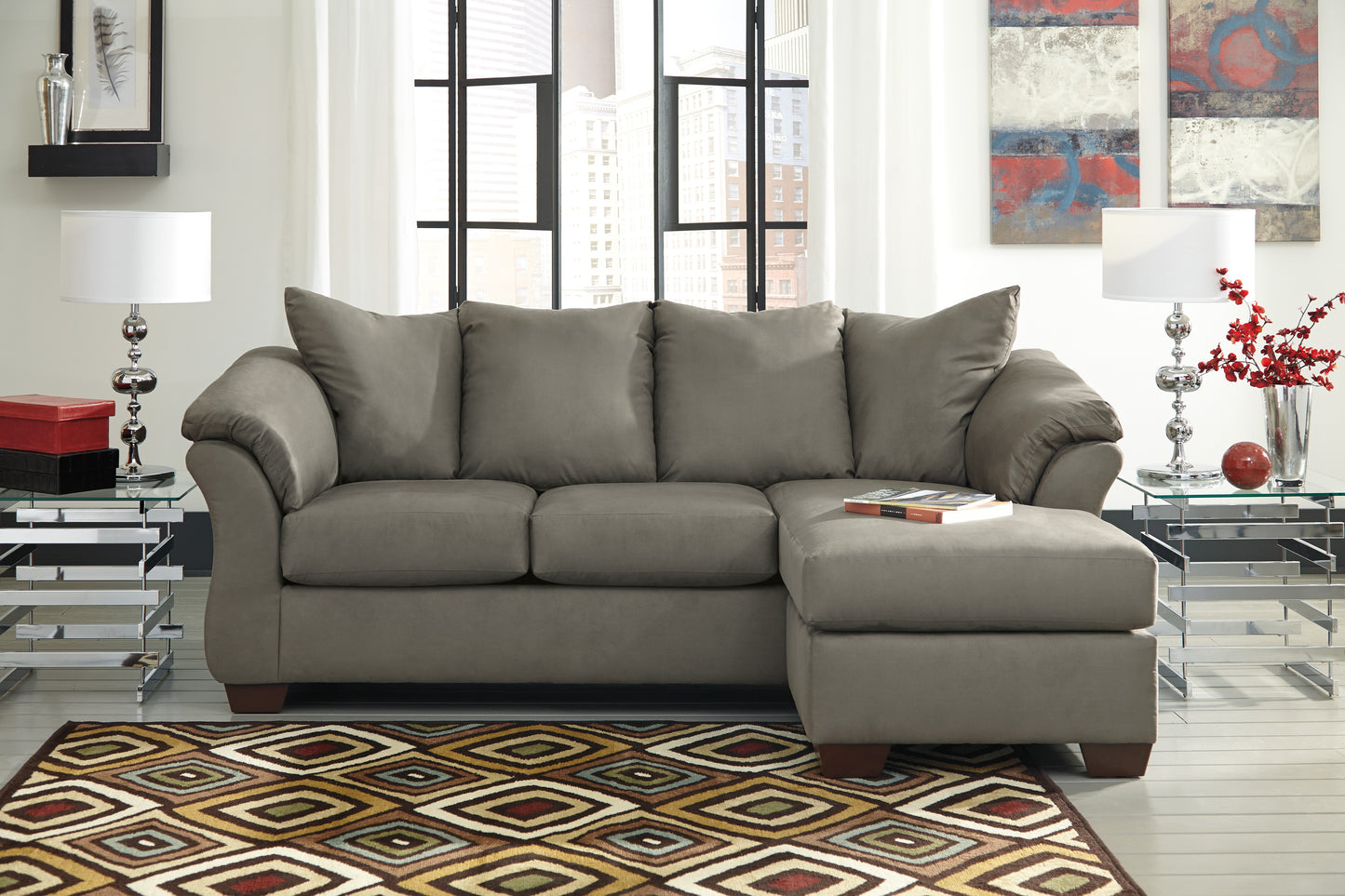 Darcy Sofa Chaise and Loveseat - PKG012407