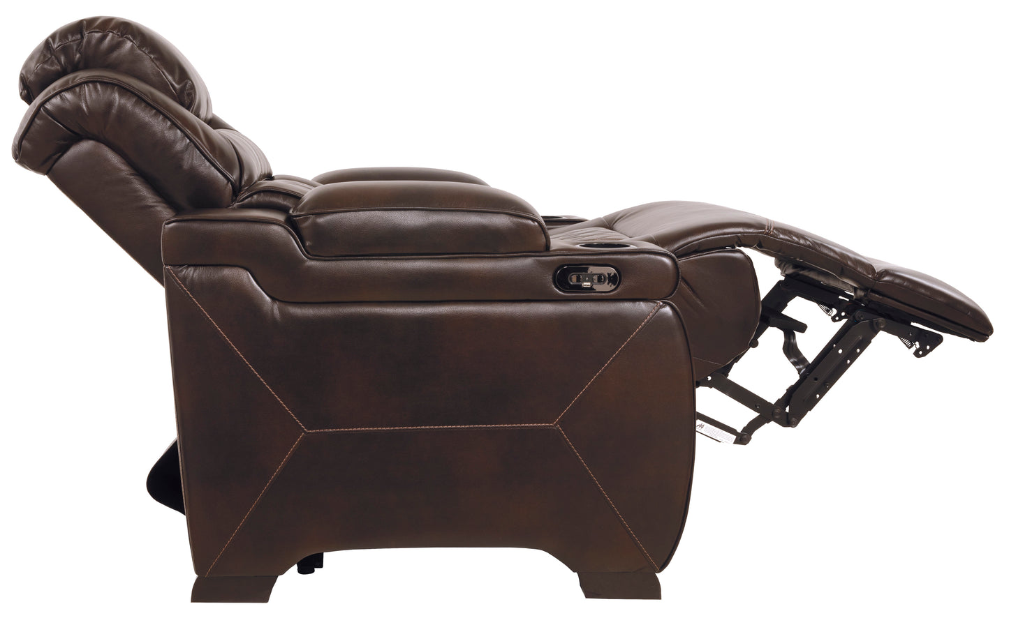 Warnerton Chocolate Power Recliner | 7540713