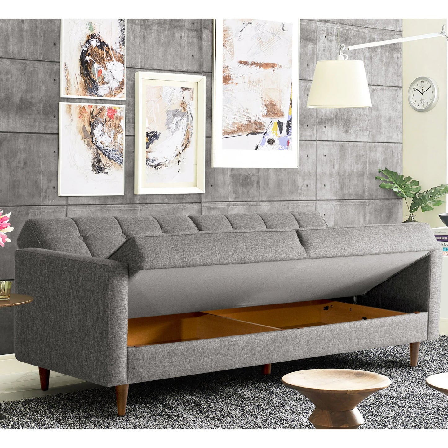 Bennet Sleeper Sofa (Gray)