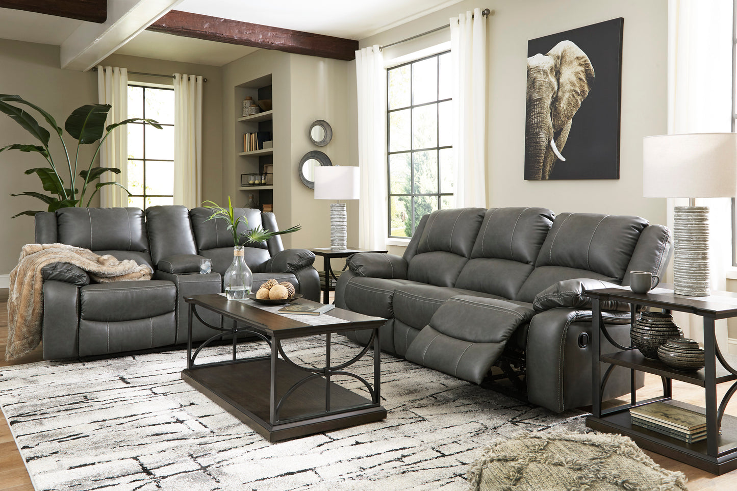 Calderwell Sofa and Loveseat - PKG007327