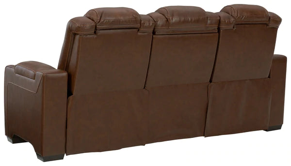 Backtrack Chocolate Power Reclining Sofa | U2800415