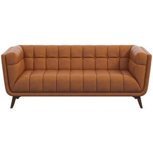 Kano Sofa (78" - Tan Leather)