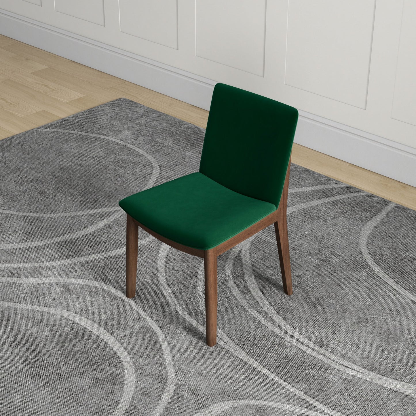 Virginia Dining Chair (Green Velvet)