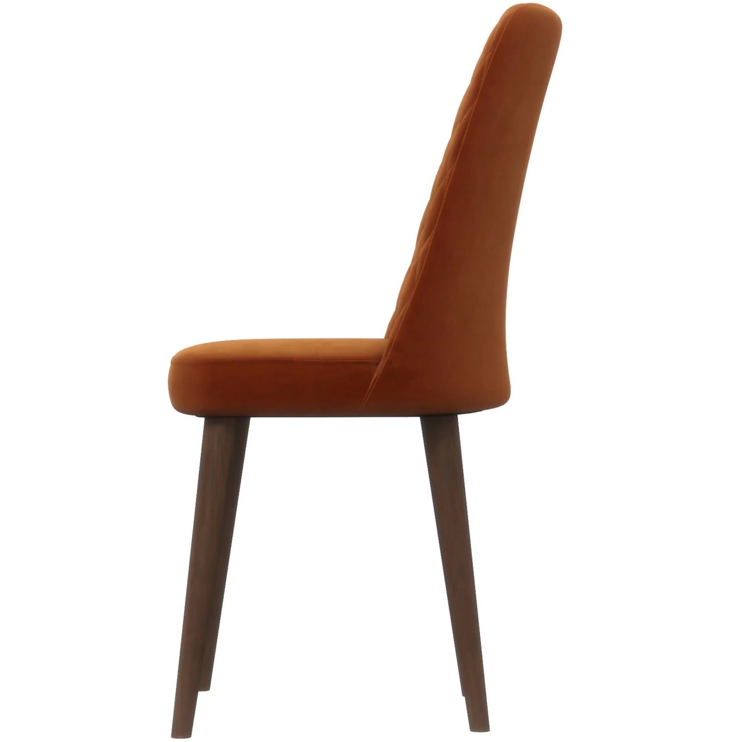 Evette Modern Burnt Orange Dining Chair