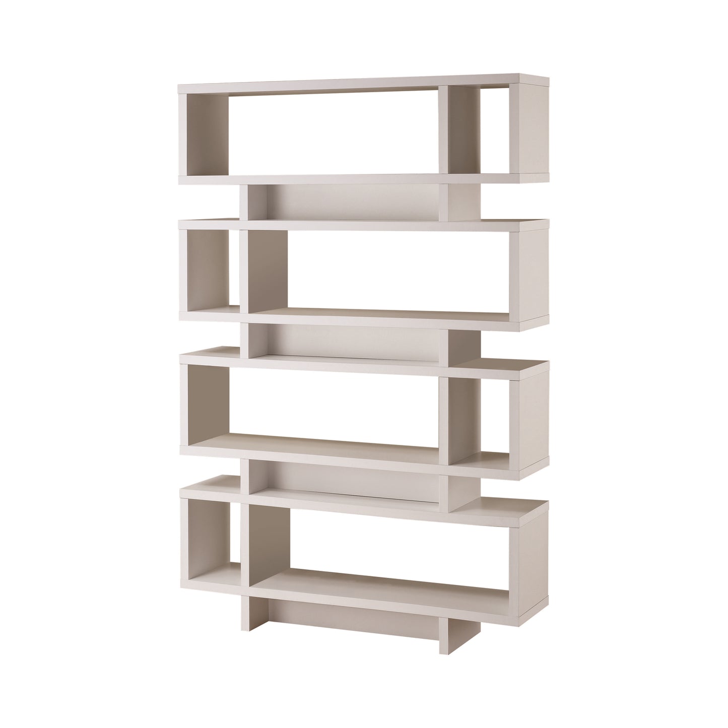 Reid 4-Tier Open Back Bookcase White - 800308