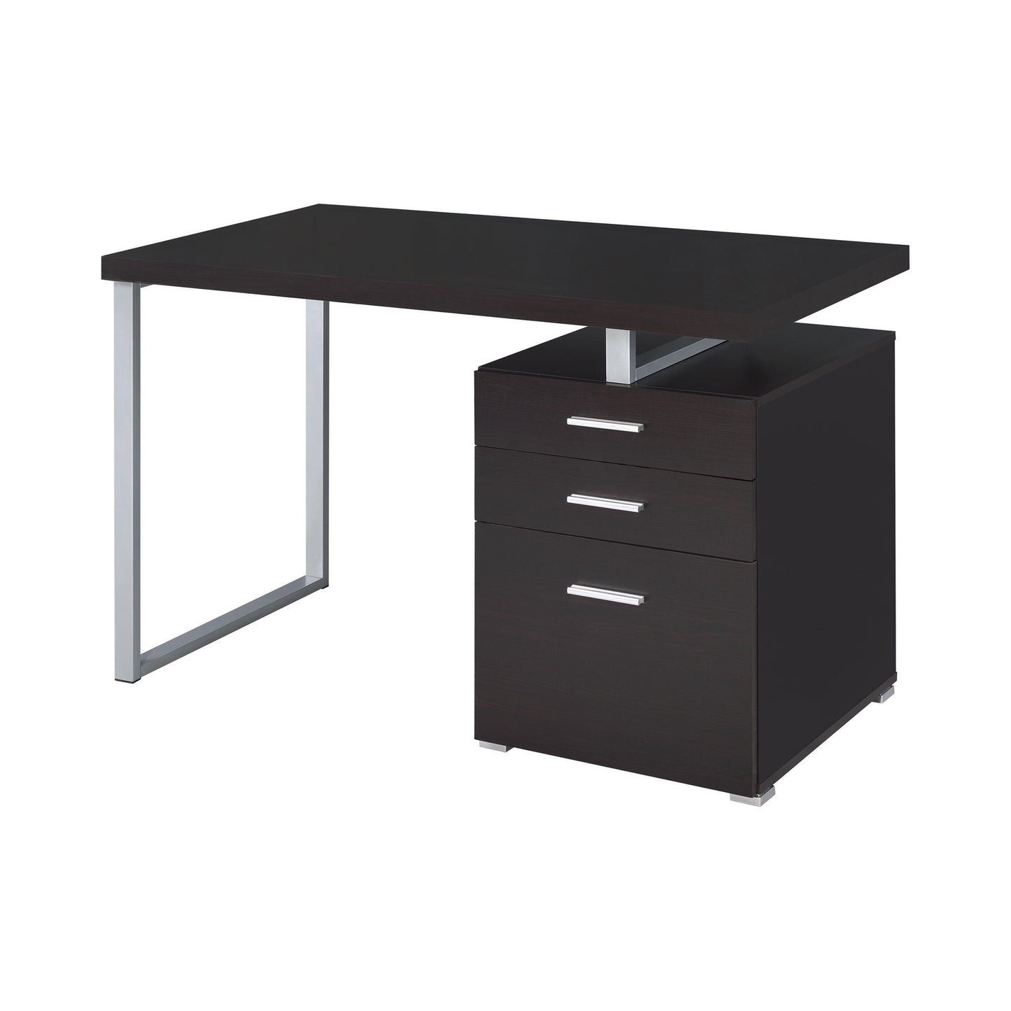 Brennan 3-Drawer Office Desk Cappuccino - 800519