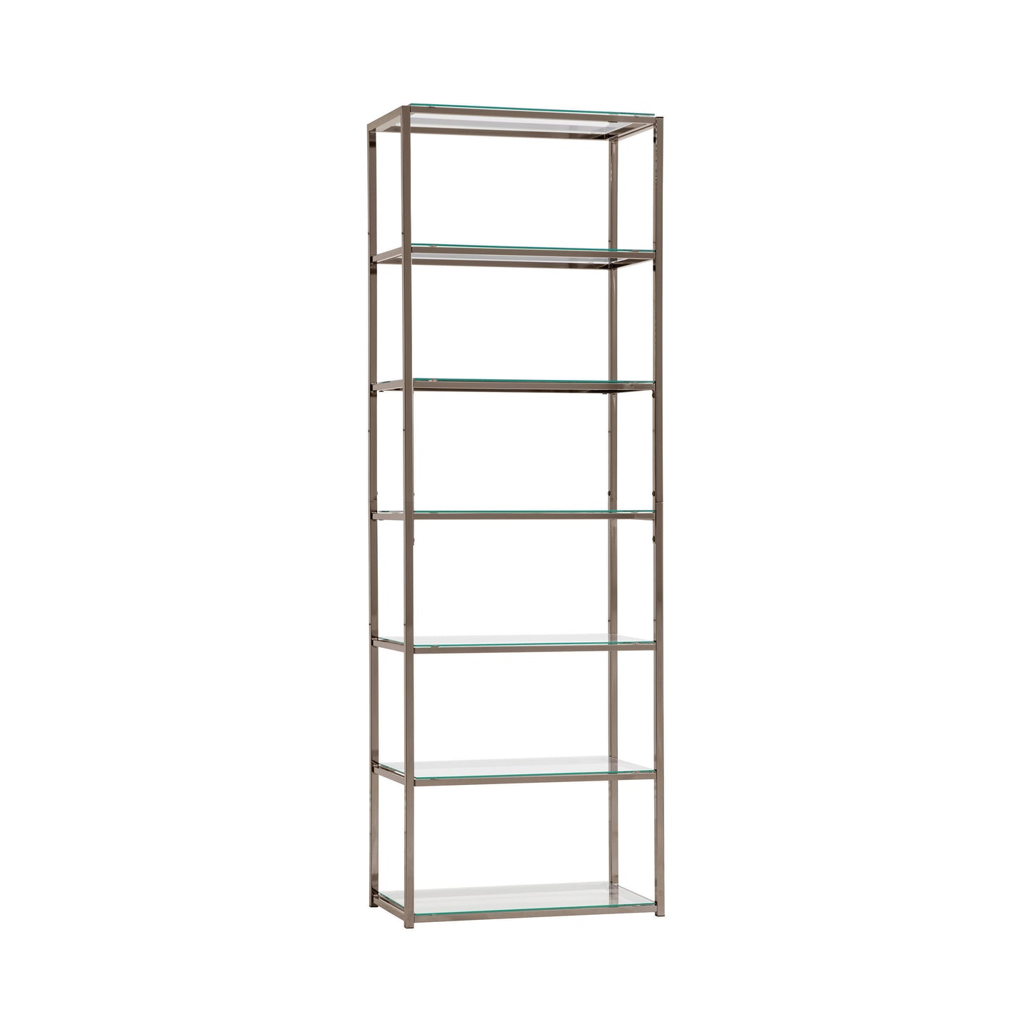 Kate 6-Shelf Bookcase Black Nickel - 801017