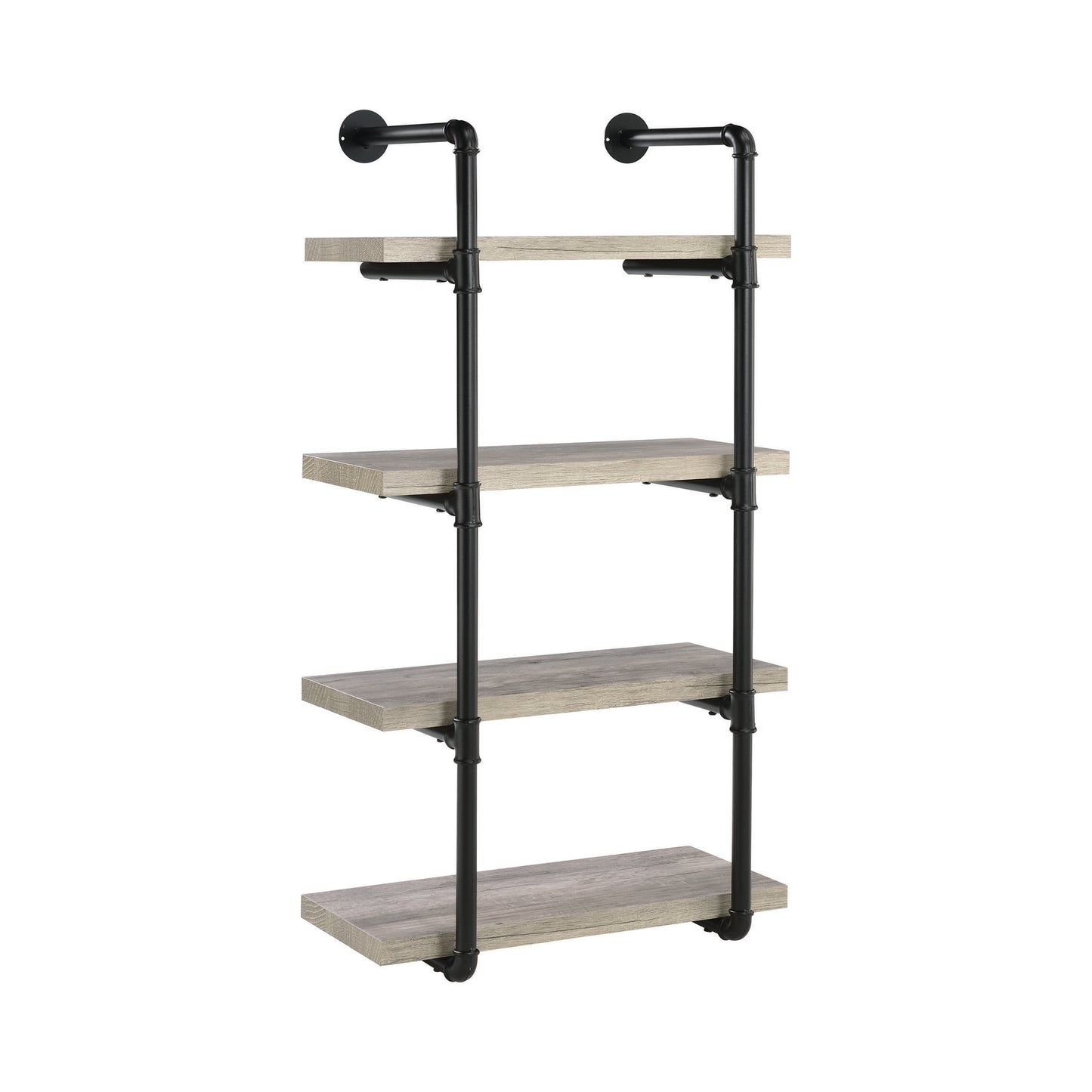 Elmcrest 24-Inch Wall Shelf Black And Grey Driftwood - 804416
