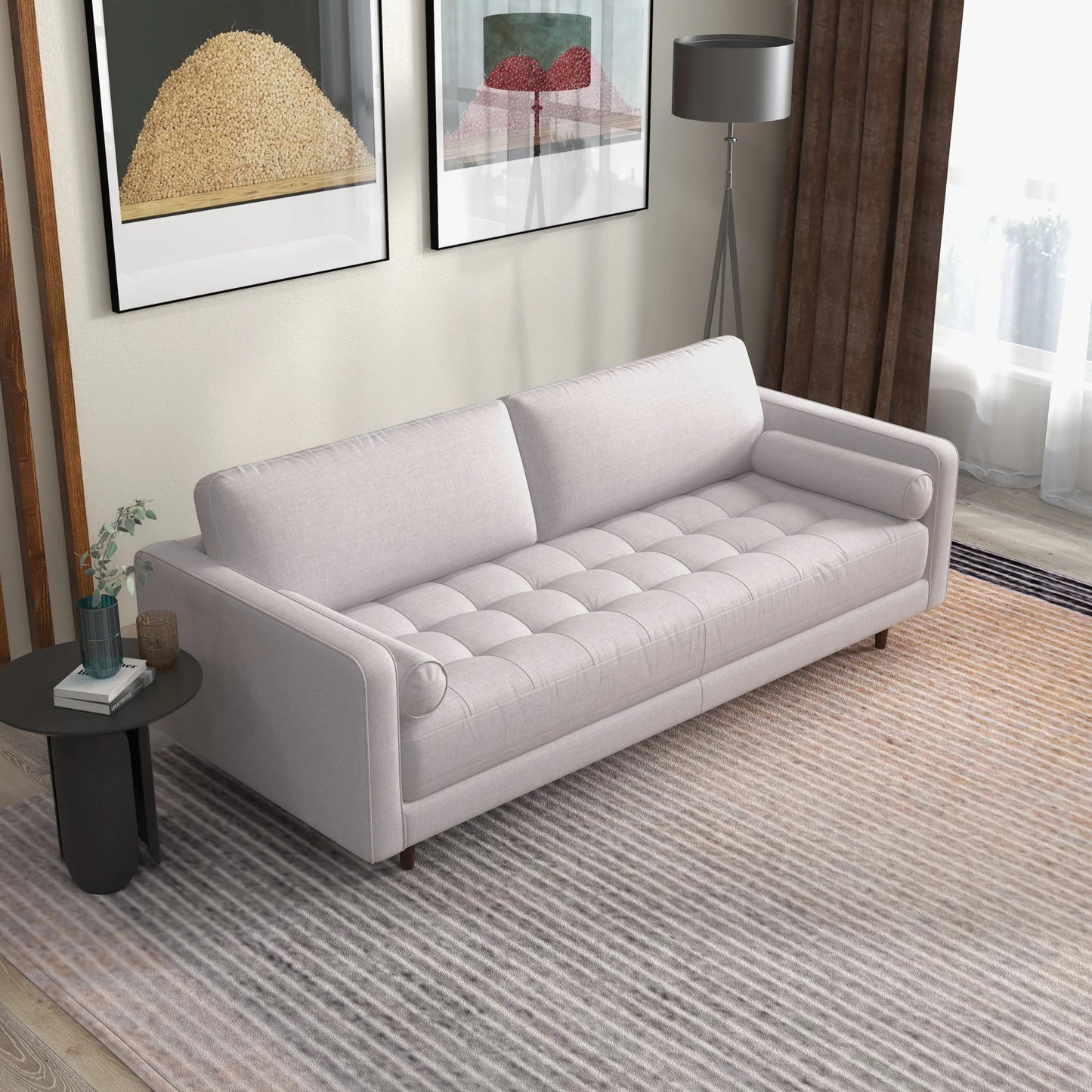 Daphne Sofa (Beige Linen)