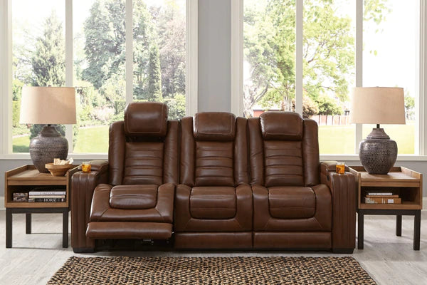 Backtrack Chocolate Power Reclining Sofa | U2800415