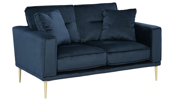 Macleary Navy Loveseat | 8900835