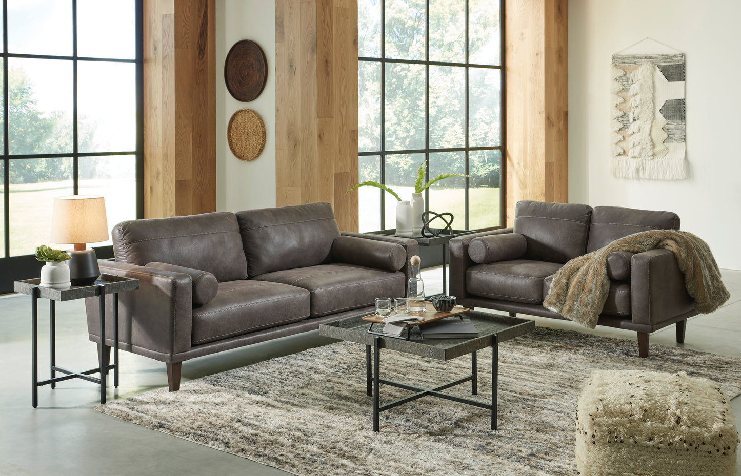 Arroyo Sofa and Loveseat - PKG011037