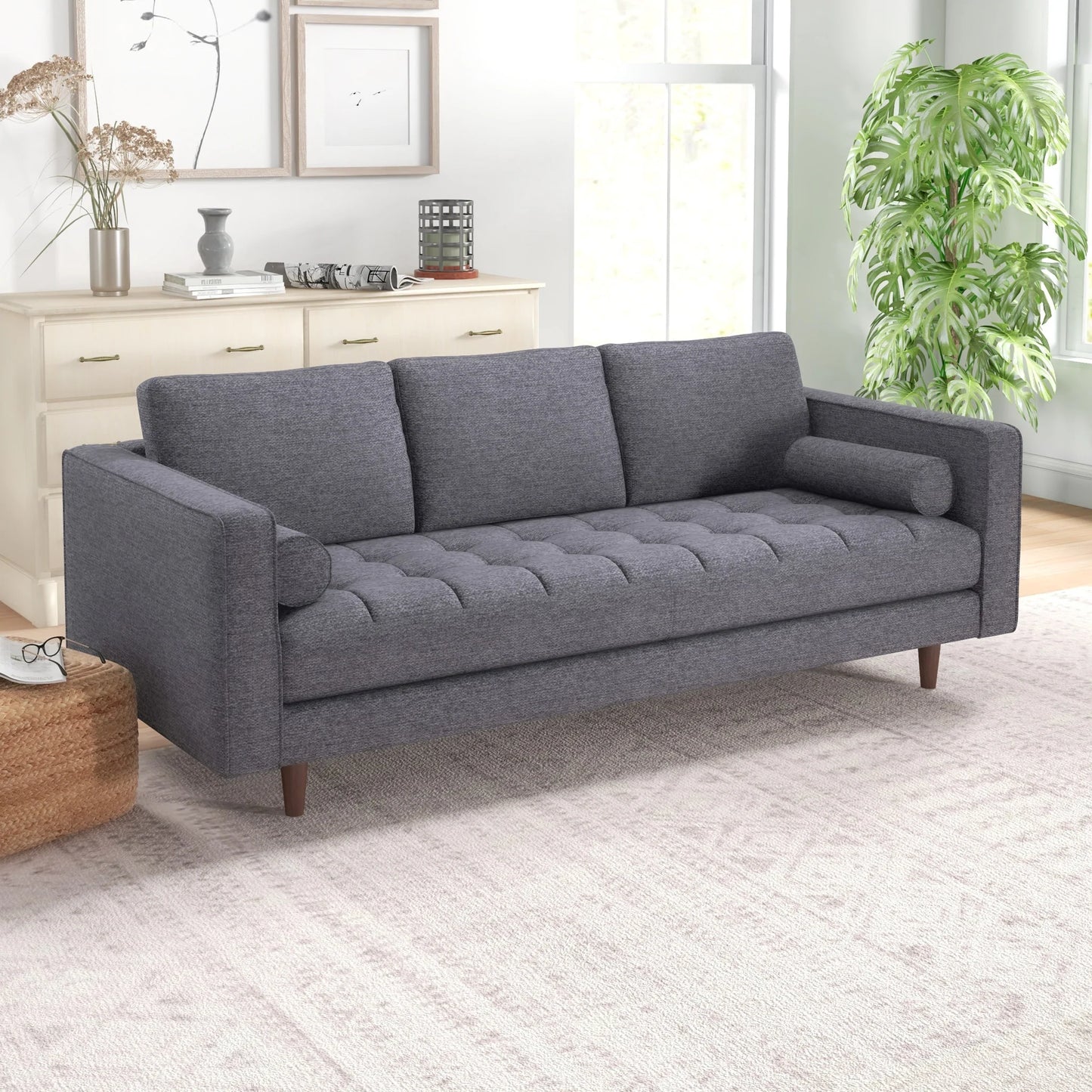 Tessa Sofa (Dark Grey Linen)