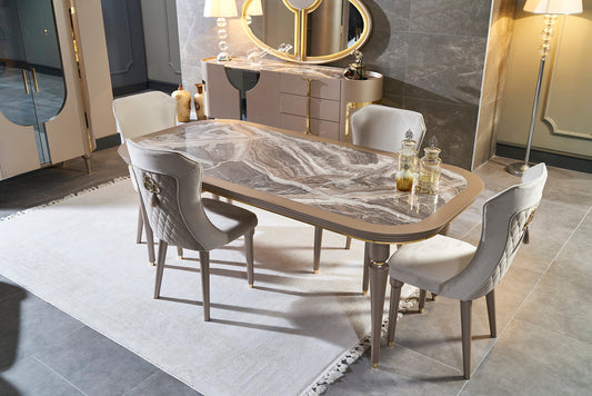 Ariya Gold Dining Room