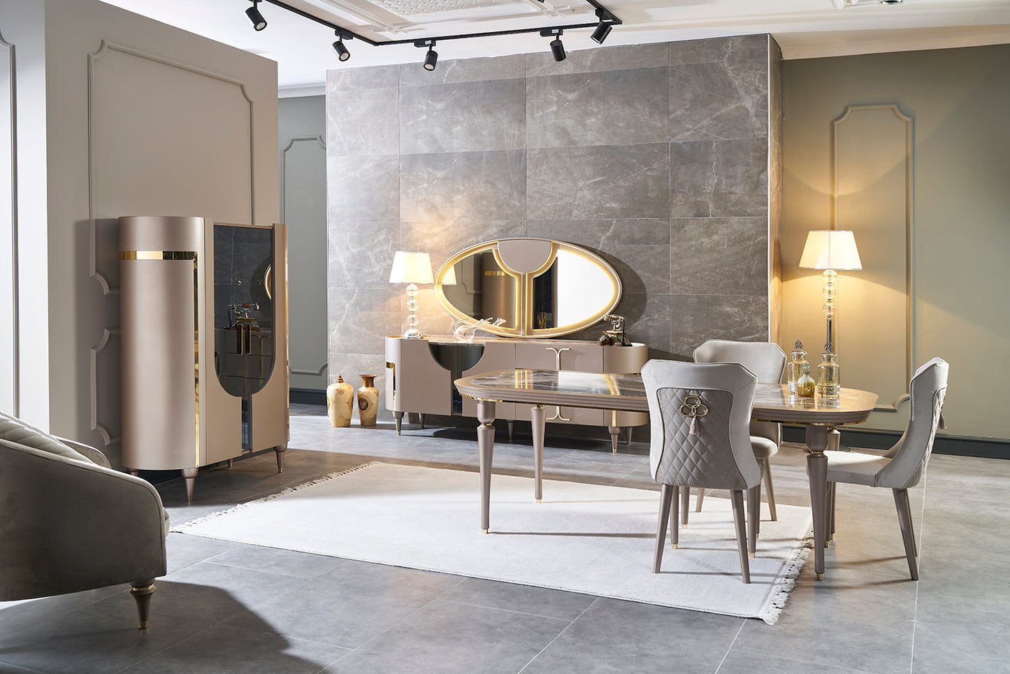Ariya Gold Dining Room