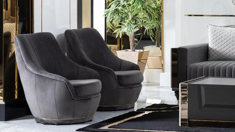 Sofa & Loveseat with Dining Set Diamond Collection ( FREE TV)