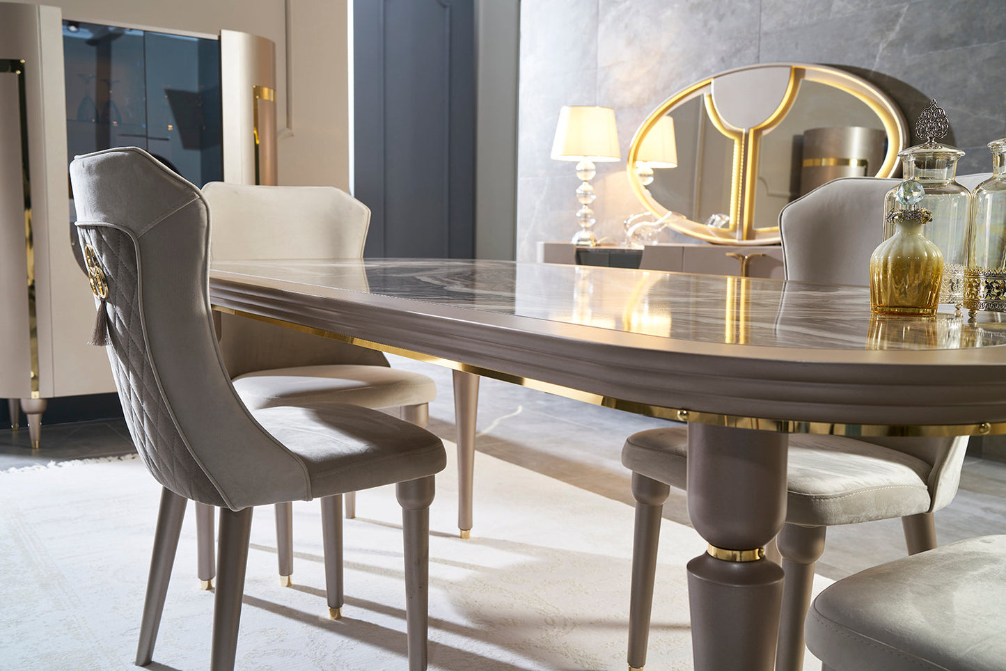 Ariya Gold Dining Room