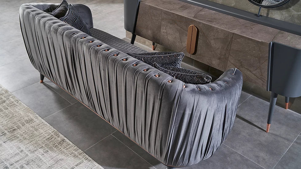 Sofa & Loveseat with Dining Set Atlas Collection ( FREE TV)
