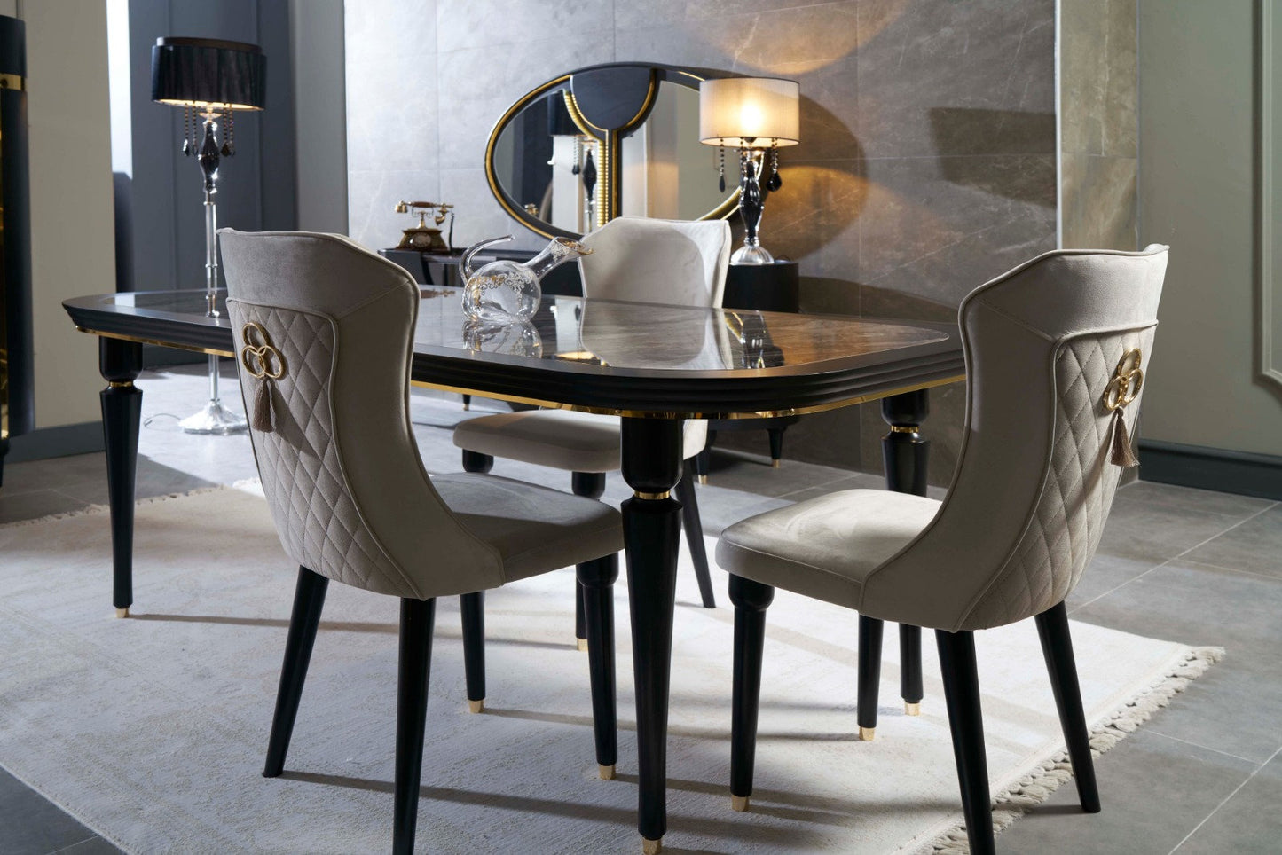 Ariya Black Dining Room