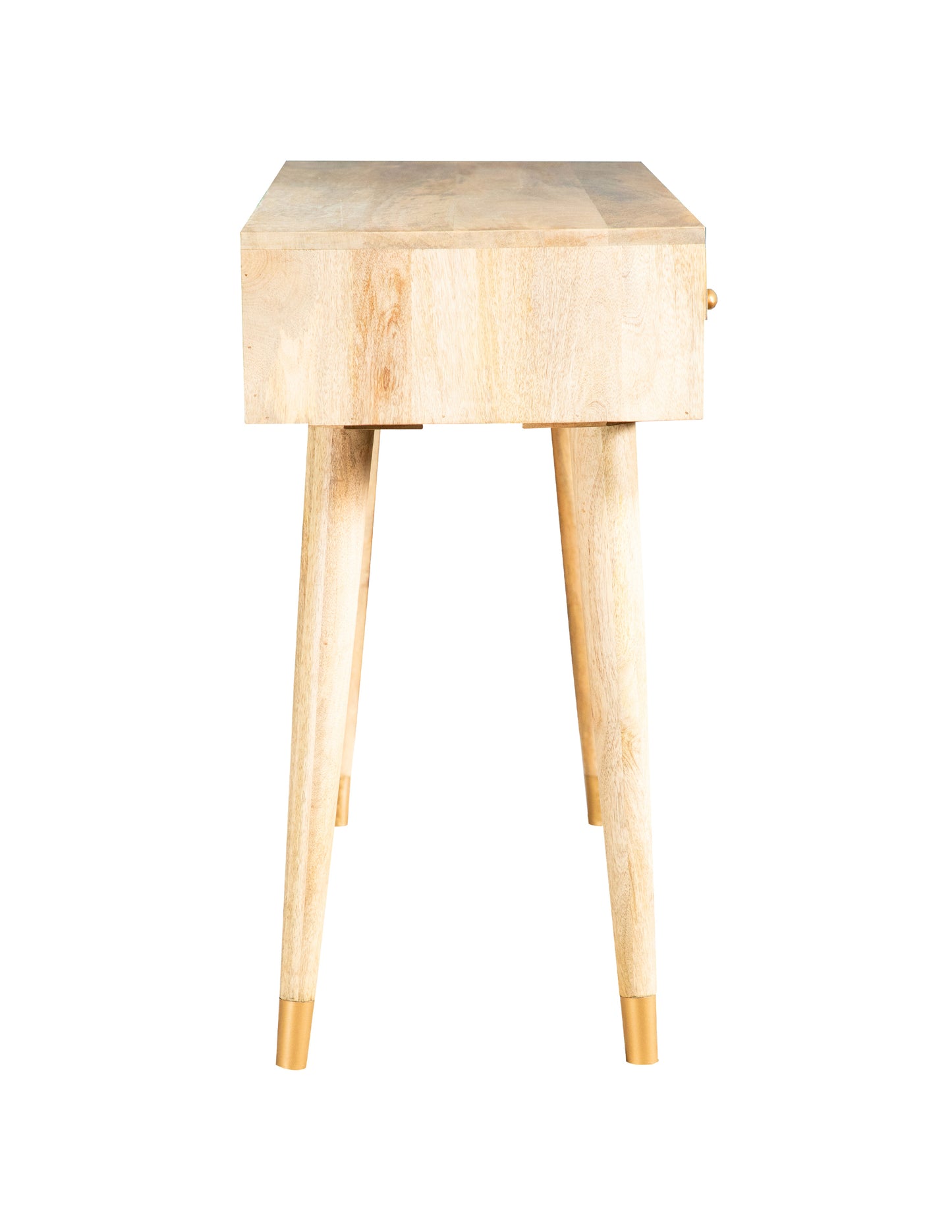 Rectangular Storage Console Table Natural - 933460