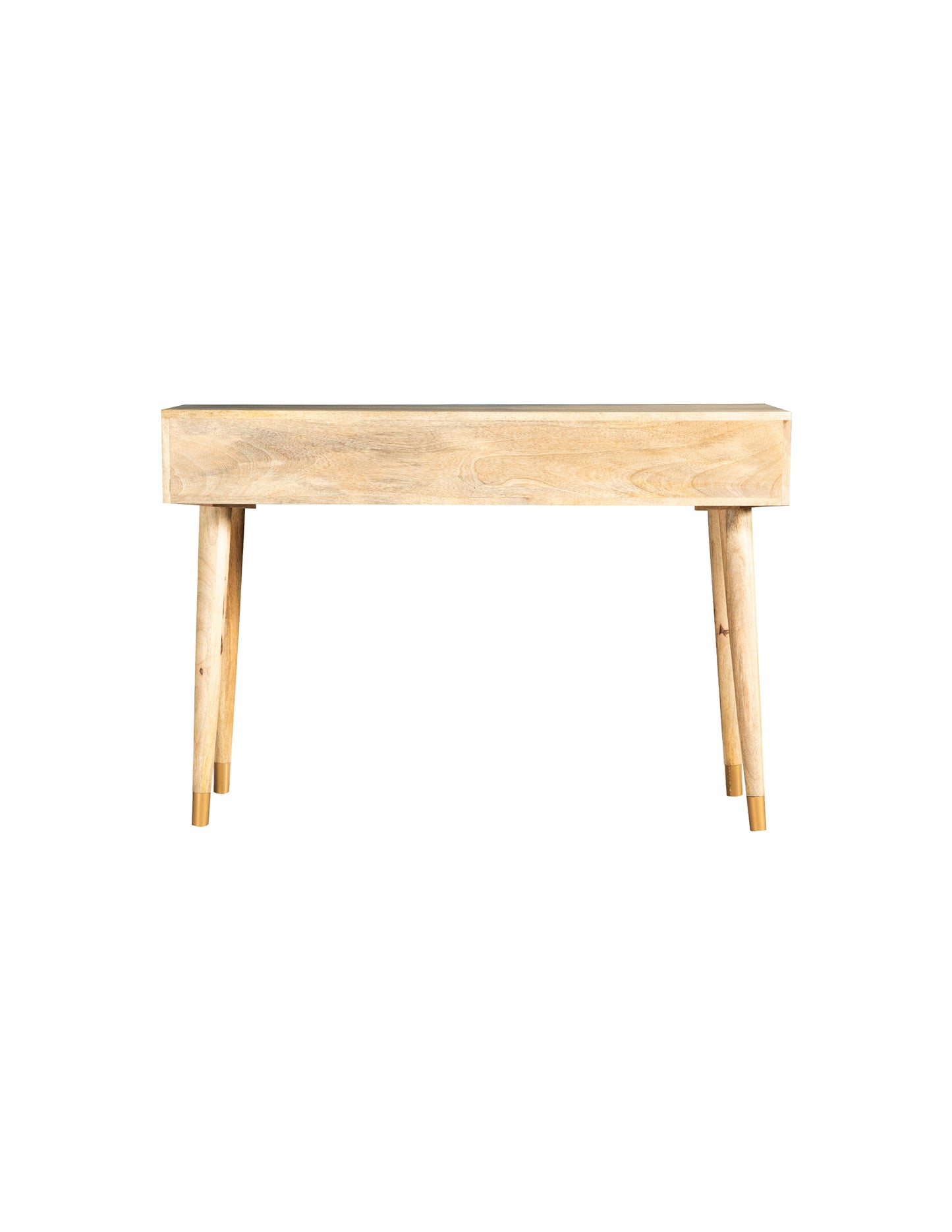 Rectangular Storage Console Table Natural - 933460