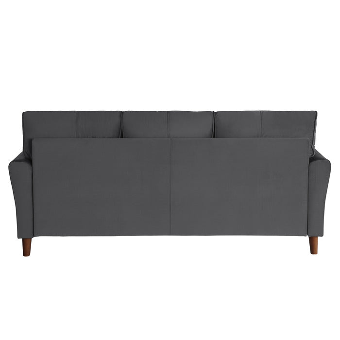 9348GRY*2 2pc Set: Sofa, Love