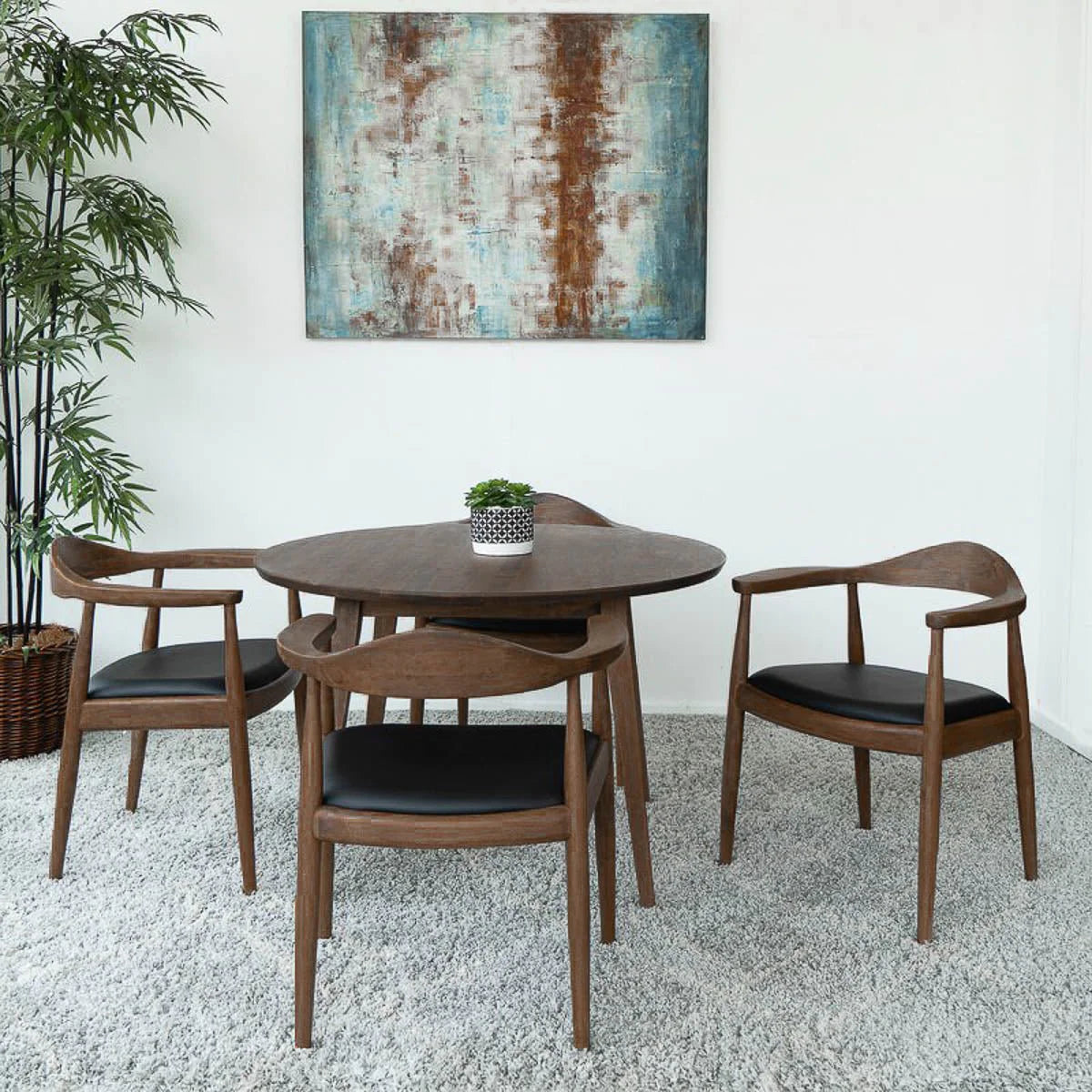 Freya Dining Chair (Gray Fabric)
