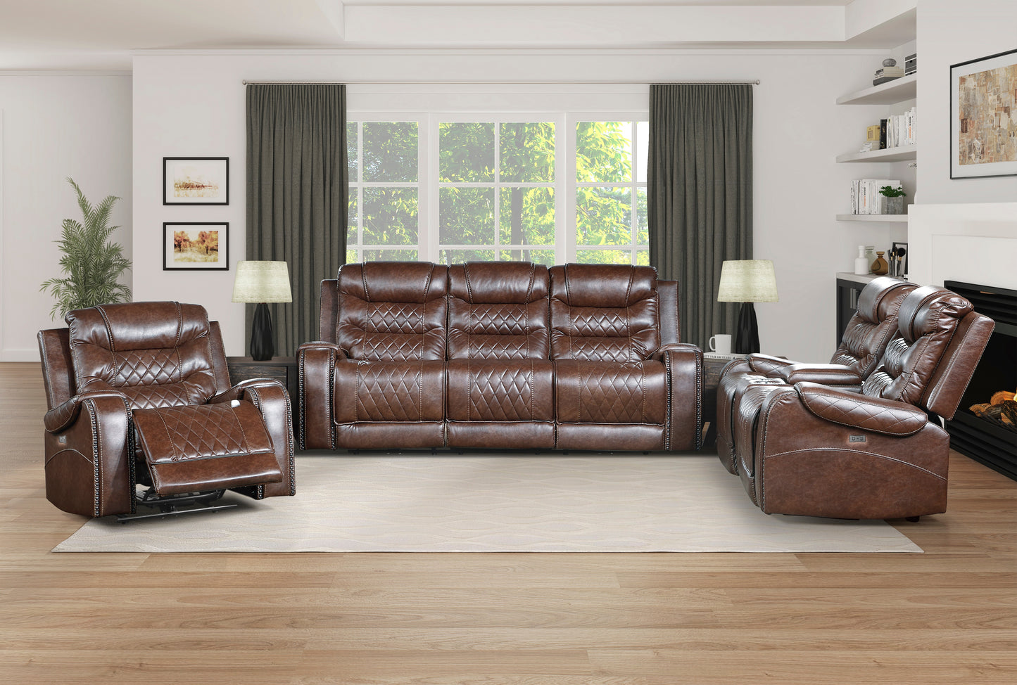 9405BR-PW Seating-Putnam Power Collection