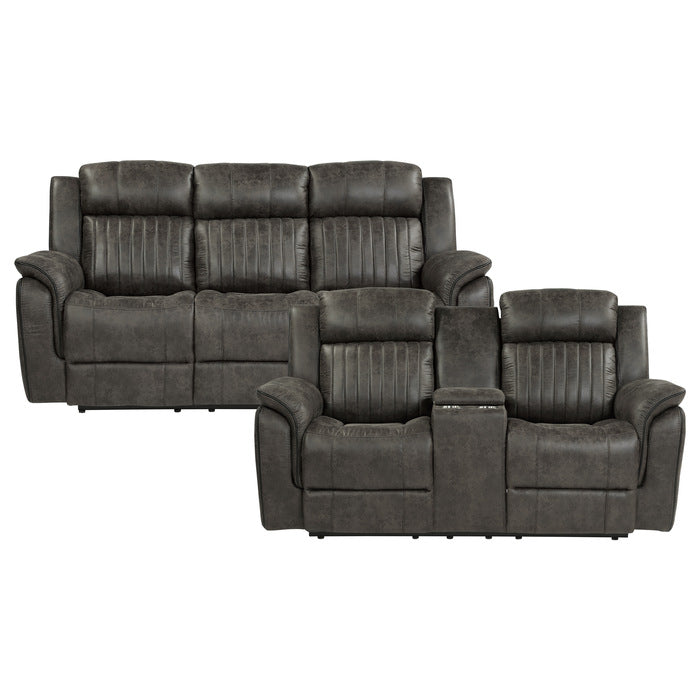 9479BRG*2 2pc Set: Sofa, Love