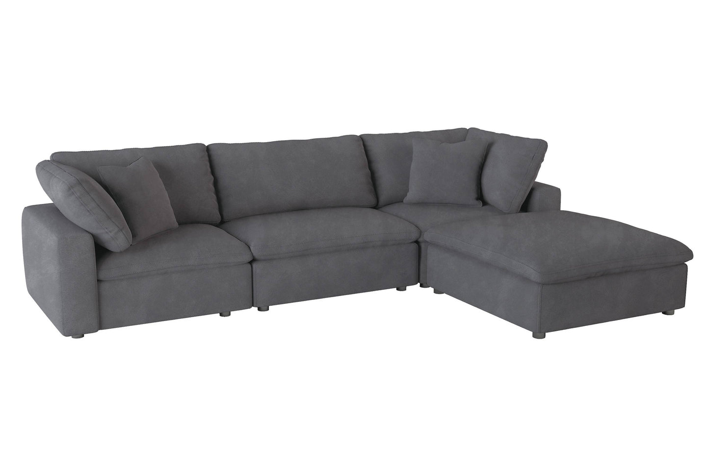 9546GY*6OT 6-Piece Modular Sectional with Ottoman