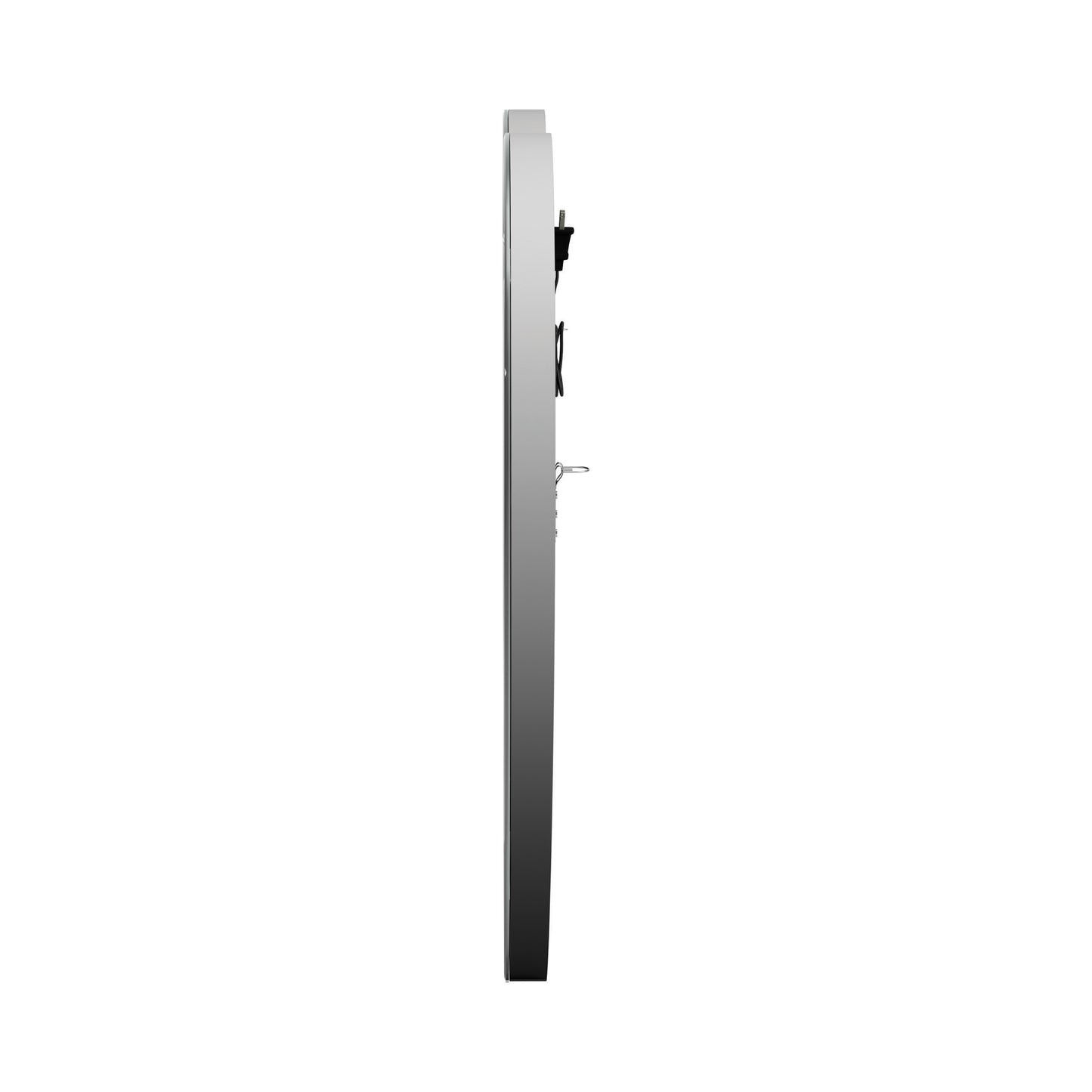 Heart Shape Wall Mirror Silver - 961535