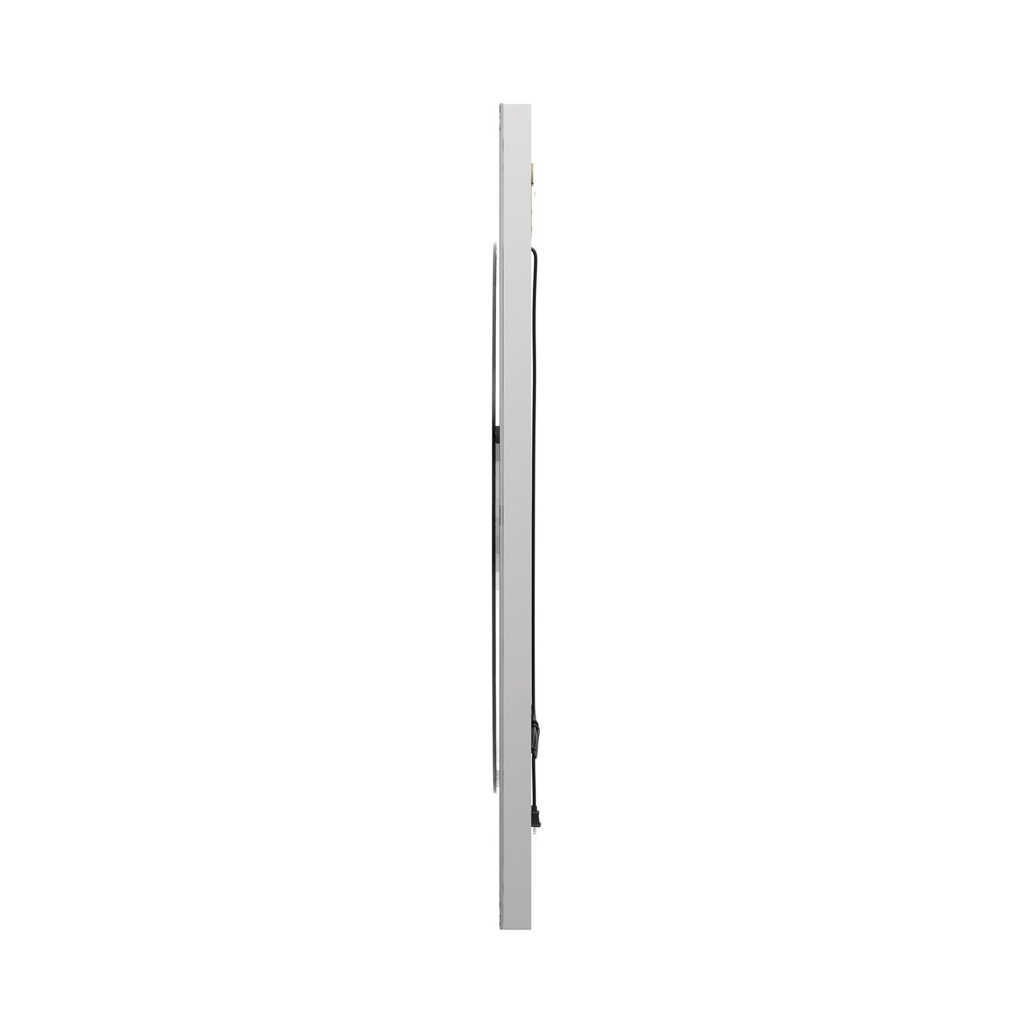 LED Wall Mirror Silver And Black - 961554