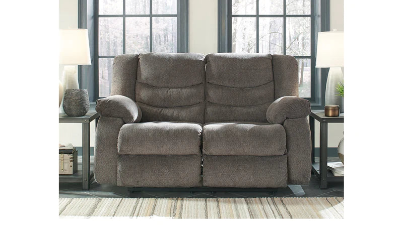 Tulen Gray Reclining Loveseat | 9860686