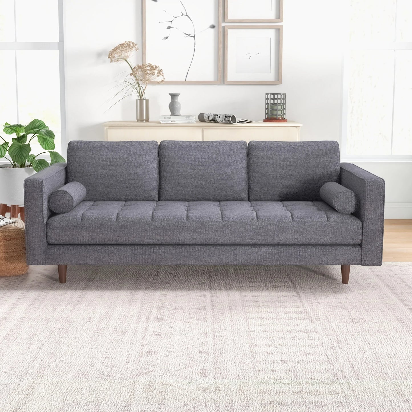Tessa Sofa (Dark Grey Linen)