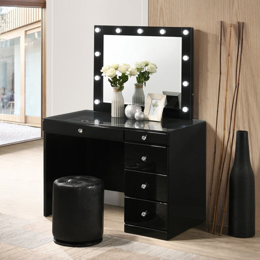 B4851BKSET MORGAN VANITY BLACK SET