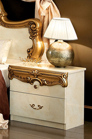 Barocco Ivory w/Gold Bedroom Set