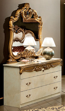 Barocco Ivory w/Gold Bedroom Set