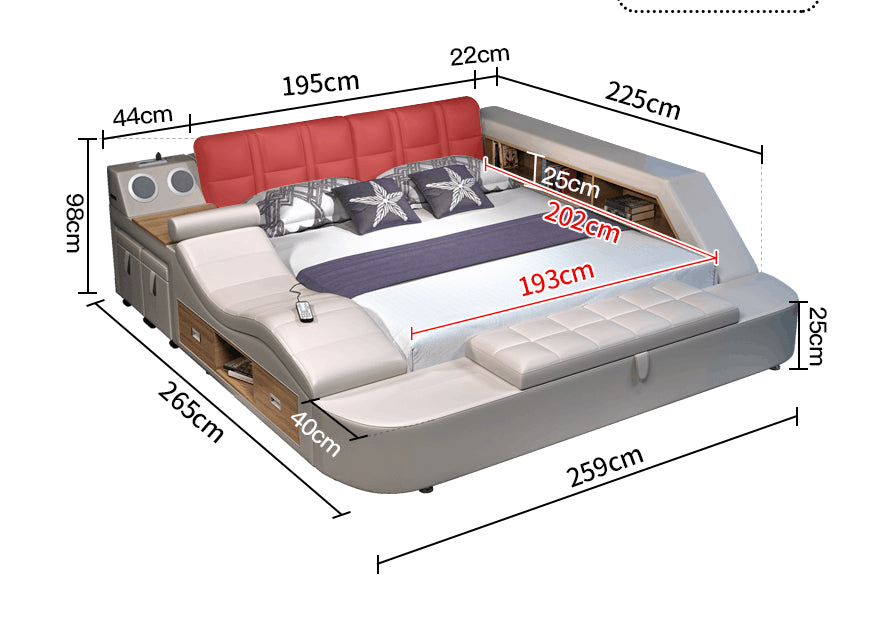 Tesla Bed Queen Size Collection