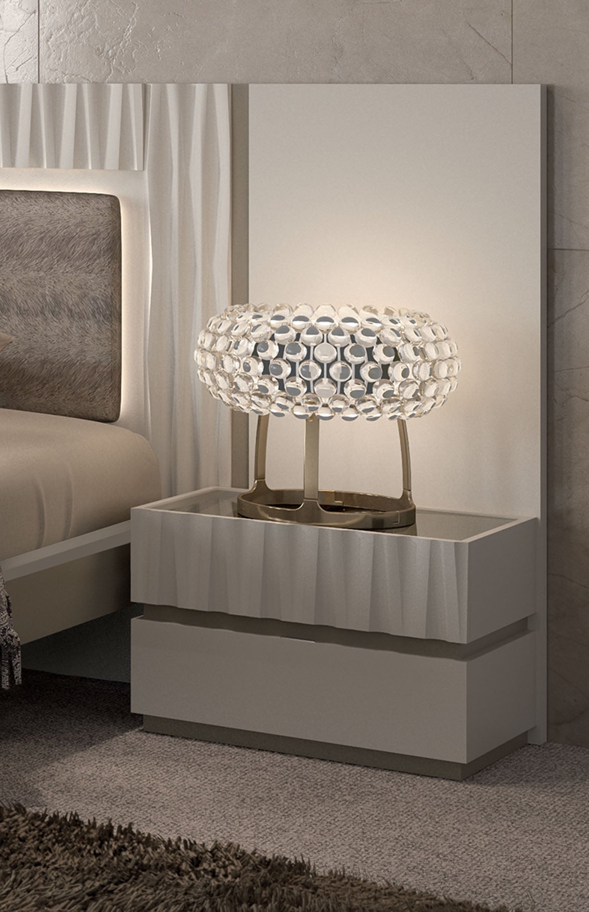 Marina Taupe Bedroom Collection