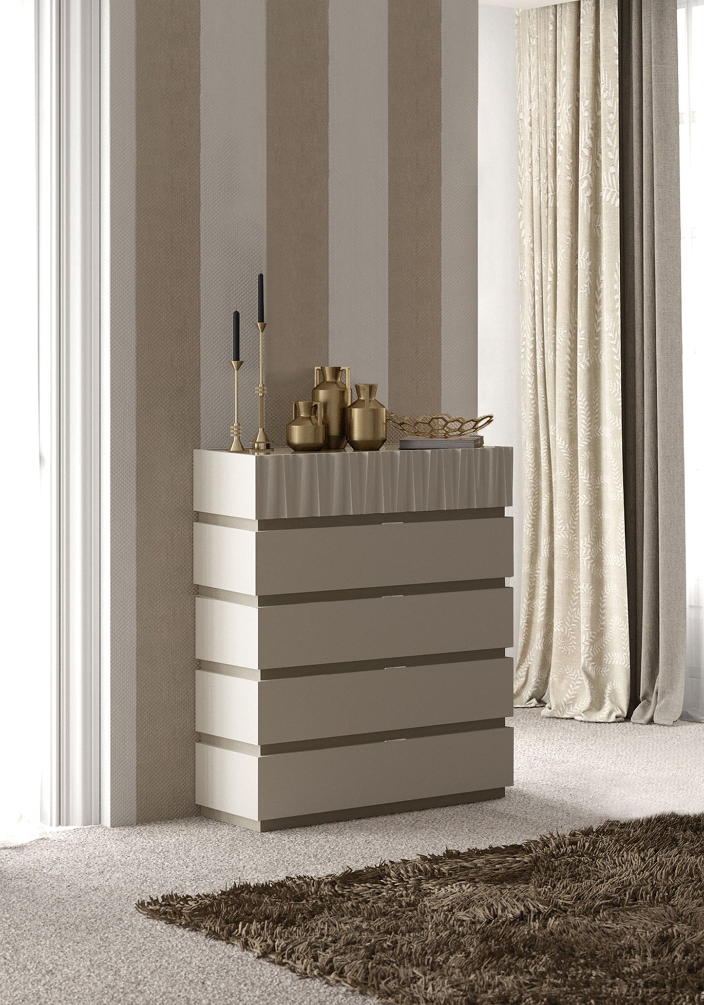 Marina Taupe Bedroom Collection