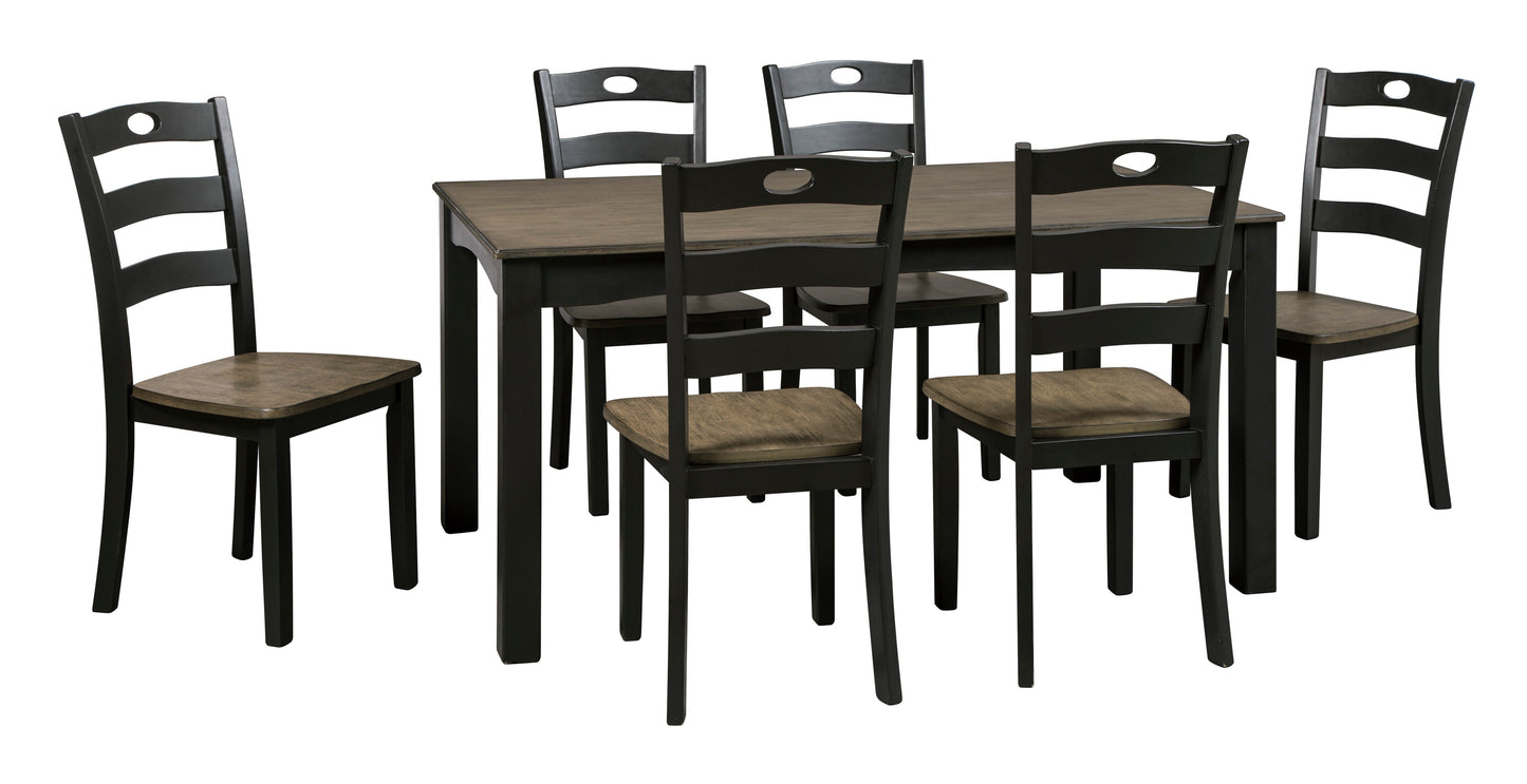 Ashley  Froshburg  Dining Table and Chairs | D338 - 425