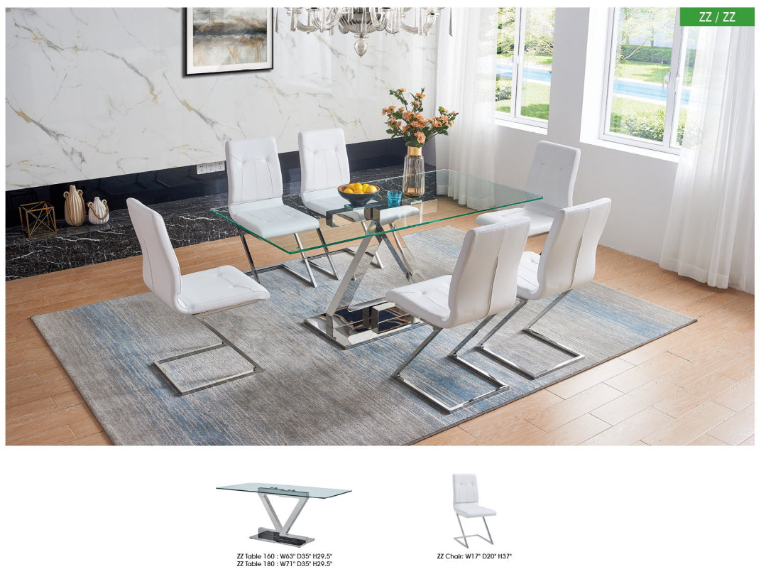 ZZ Dining Table with 365 and 6 ZZ Chairs